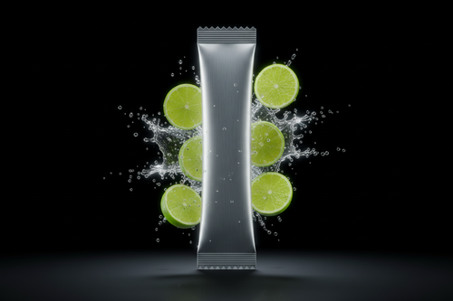 Lime sachet without ice